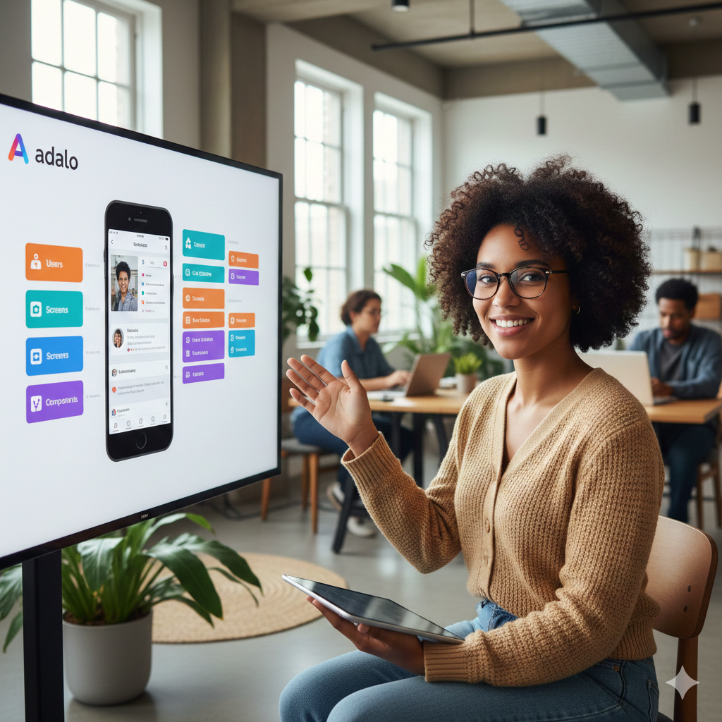 Que tal criar seus próprios aplicativos com Adalo?