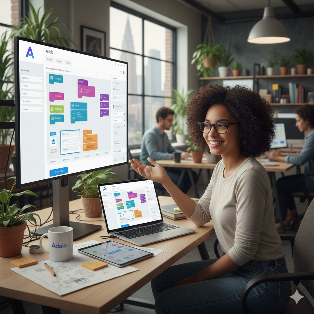 Comece a construir com Adalo